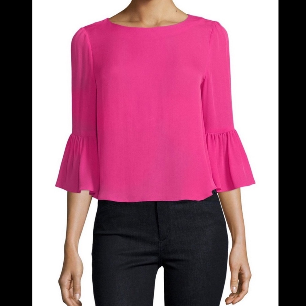 Alice + Olivia Pink Blouse